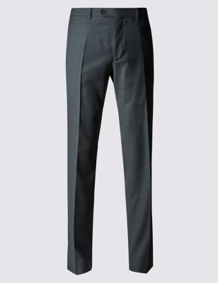 Italian wool Tailored Fit Trousers